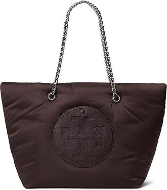 Tory Burch Ella Puffy Chain Tote Tote Handbags Tempranillo, Polyester/Synthetic