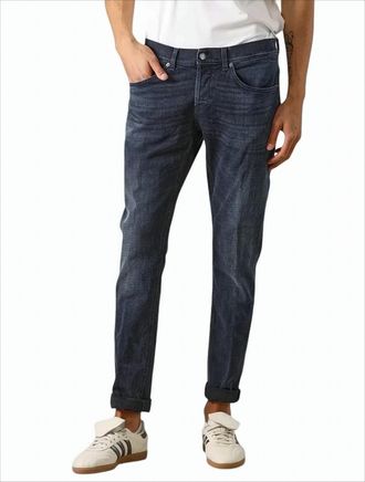 Dondup Refined Blue Denim George Jeans