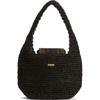 Barbour Lily Crochet Mini Tote in Black at Nordstrom