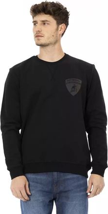 Automobili Lamborghini Black Cotton Men Mens Sweater