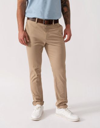 Lacoste Mens Lacoste Slim Fit Stretch Cotton Mens Chinos - Viennese 02S - Size: W36 l32