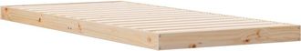 vidaXL Estructura de cama Natural 80 x 220 cm Madera maciza de Pino Vidaxl
