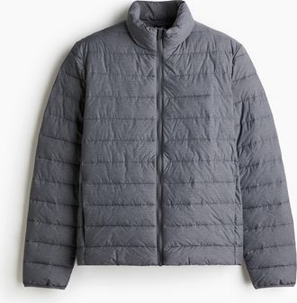 H&M Leichte Pufferjacke in Slim Fit - Grau