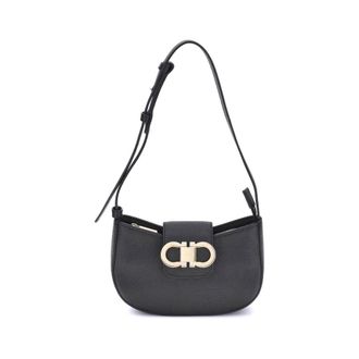 ショルダーバッグ・ポシェット Salvatore Ferragamo Black Leather Medium Smile Shoulder Bag FERRAGAMO Hobo Smile Shoulder Bag | Shopbop