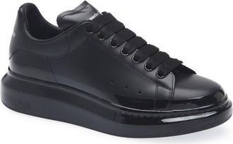 Alexander McQueen Oversized Sneaker in Black at Nordstrom, Size 11Us