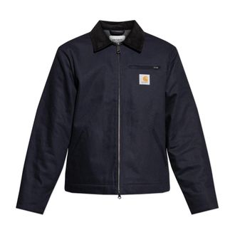 Carhartt Work in Progress Detroit jack - Heren - Zomerjassen - Blauw - L - Katoen - Jassen