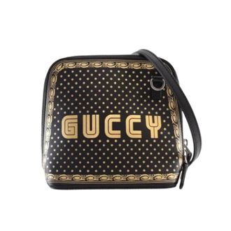 Gucci Pre-owned Leather gucci-bags - Dames - Vintage Schoudertas - Zwart - ONE Size - Leer - Vintage