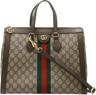 Gucci Pre-owned Handbags, female, Beige, Size: ONE SIZE Pre-owned Plastic Handbag