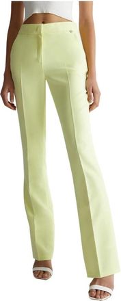 Liu Jo Wijde broek - Dames - Wijde Broeken - Geel - S - Broeken