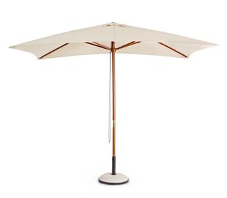 Outdoor Living Sombrilla de madera natural y dosel de 2x3