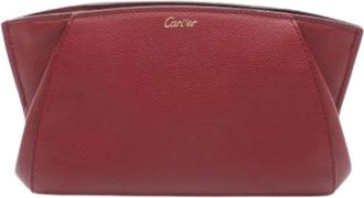 Cartier Borsa Clutch Pre-owned Vintage - - Pre-owned - Donna - Rosso - ONE SIZE