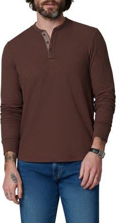 Joe's Double Face Thermal Henley Shirt in Chocolate Martini at Nordstrom Rack, Size Xx-Large