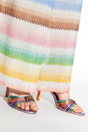Kurt Geiger Multi Strap Tie Heel Heeled Sandals, Womens, Multicolour
