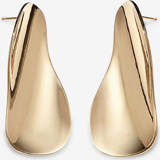 Agmes Ohrringe aus goldenem Silber Max