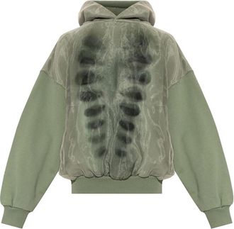Avavav X-Ray Organza Hoodie - Dames - Hoodies - Groen - M - Organza - Hoodies & sweatvesten
