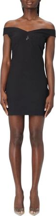 Aniye By Kleedjes, Dames, Zwart, L, Zwarte Off-Shoulder Mini Jurk