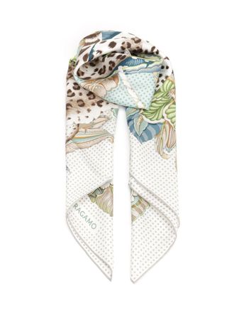 Ferragamo Cheetahs Scarves And Foulards Multicolor-Donna
