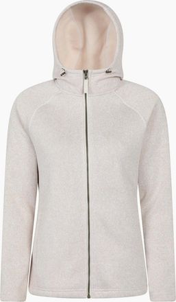 Mountain Warehouse Womens Mountain Warehouse Womens/Ladies Nevis Full Zip Hoodie - Cream - Size: 10