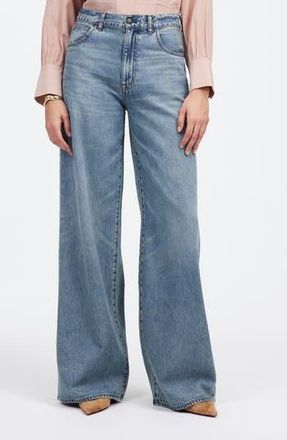 Madewell Superwide Leg Jeans in Billings Wash at Nordstrom Rack, Size 30