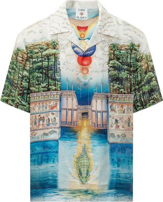 Casablanca Multicolor Relaxed Printed Shirt