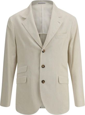 Brunello Cucinelli Blazer a coste - Toni neutri