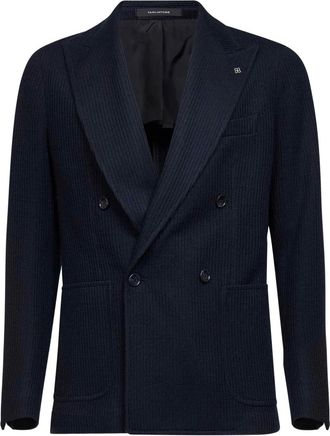 Tagliatore Blazer met dubbele rij knopen - Blauw