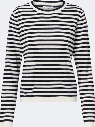 Velvet T-shirt Roxy in cotone e cashmere a righe