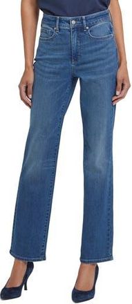 NYDJ Marilyn High Waist Straight Leg Jeans in Lake Notre Dame at Nordstrom Rack, Size 00
