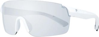 Fila Witte herenzonnebril Mono Lens - Heren - Zonnebrillen - Wit - ONE Size - Accessoires