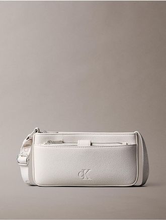 Calvin Klein Jeans Calvin Klein Womens All Day Phone Zip Crossbody Bag - Grey - OS