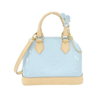 Louis Vuitton Pre-owned Alma BB Vernis Bag - Dames - Pre-owned - Blauw - Maat: ONE Size Leer