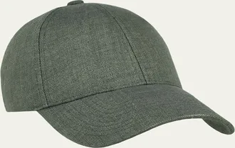 Varsity Mens Linen Moisture-Wicking Baseball Cap