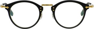 Masunaga round frame sunglasses - Black