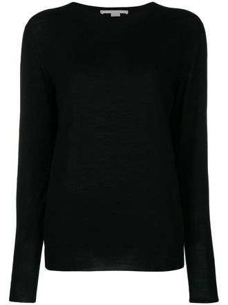 Stella McCartney loose fit top - women - Virgin Wool - 34 - Black