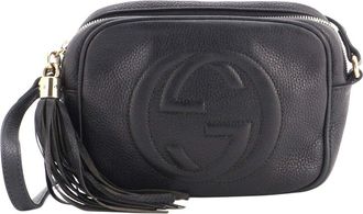 Gucci Black Leather Soho Disco Crossbody Small (Authentic Pre-Loved)