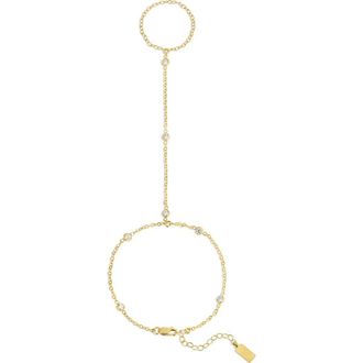 Set & Stones Serra Hand Chain in Gold at Nordstrom