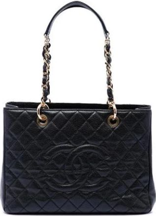 Chanel Pre-owned Grand Shopping Tote - Dames - Vintage Shopper - Zwart - ONE Size - Leer - Vintage