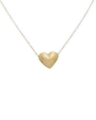 Italian Gold, Inc 10K Puffed Heart Necklace