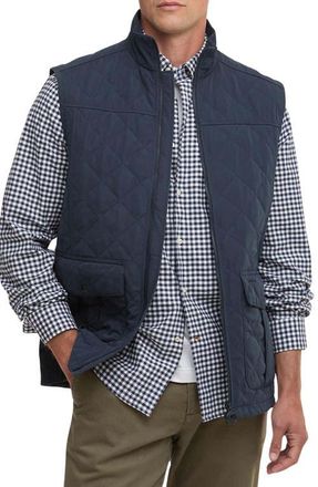 Barbour Sanded Quilted Vest in Navy at Nordstrom, Size Xx-Large