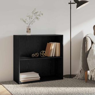 vidaXL vidaXL Libreria Rovere Nero 60 x 30 x 76.5 cm Legno multistrato