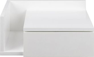 Miliboo Comodino pensile bianco con cassetto L40 cm nasty
