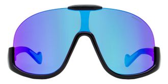 Moncler ML0230 Shield-Frame Sunglasses - Black