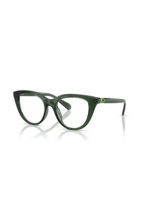 Swarovski 51mm Cat Eye optical glasses in Green at Nordstrom