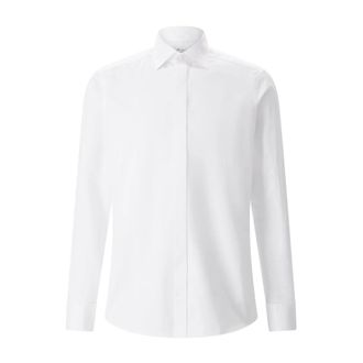 Stenstr&ouml;ms Slim-Fit Overhemd - Heren - Zakelijke Overhemden - Wit - XL - Katoen - Overhemden