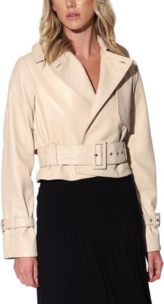 Walter Baker Rexa Suede Short Trench Coat