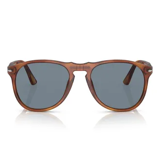 Persol Sunglasses Po9649 S 96/56 Brown/Blue Unisex