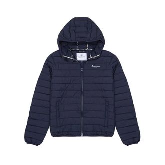 Aquascutum Hooded 100gsm Jacket - Heren - Winterjassen - Blauw - L - Nylon - Jassen
