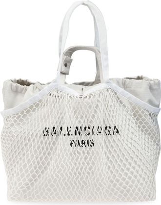 Balenciaga large 24/7 tote bag - women - Polyamide/Nylon/Cotton - OS - White