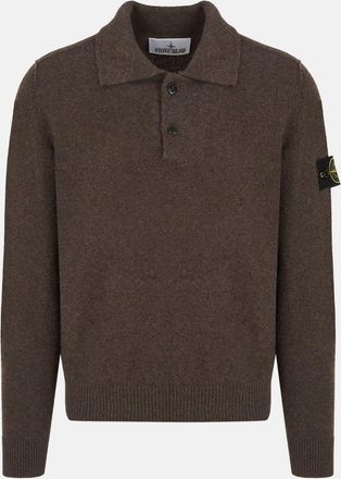 Stone Island KNITTED 5100018 POLO SHIRT Size: XXL, colour: GREY