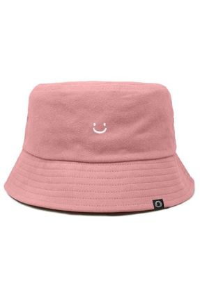 Dalix Lil Smile Bucket Hat in Peach Melba at Nordstrom, Size X-Large